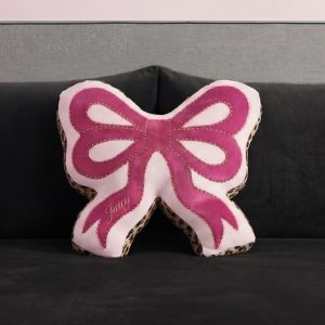 Reversible Bow Decorative Pillow
