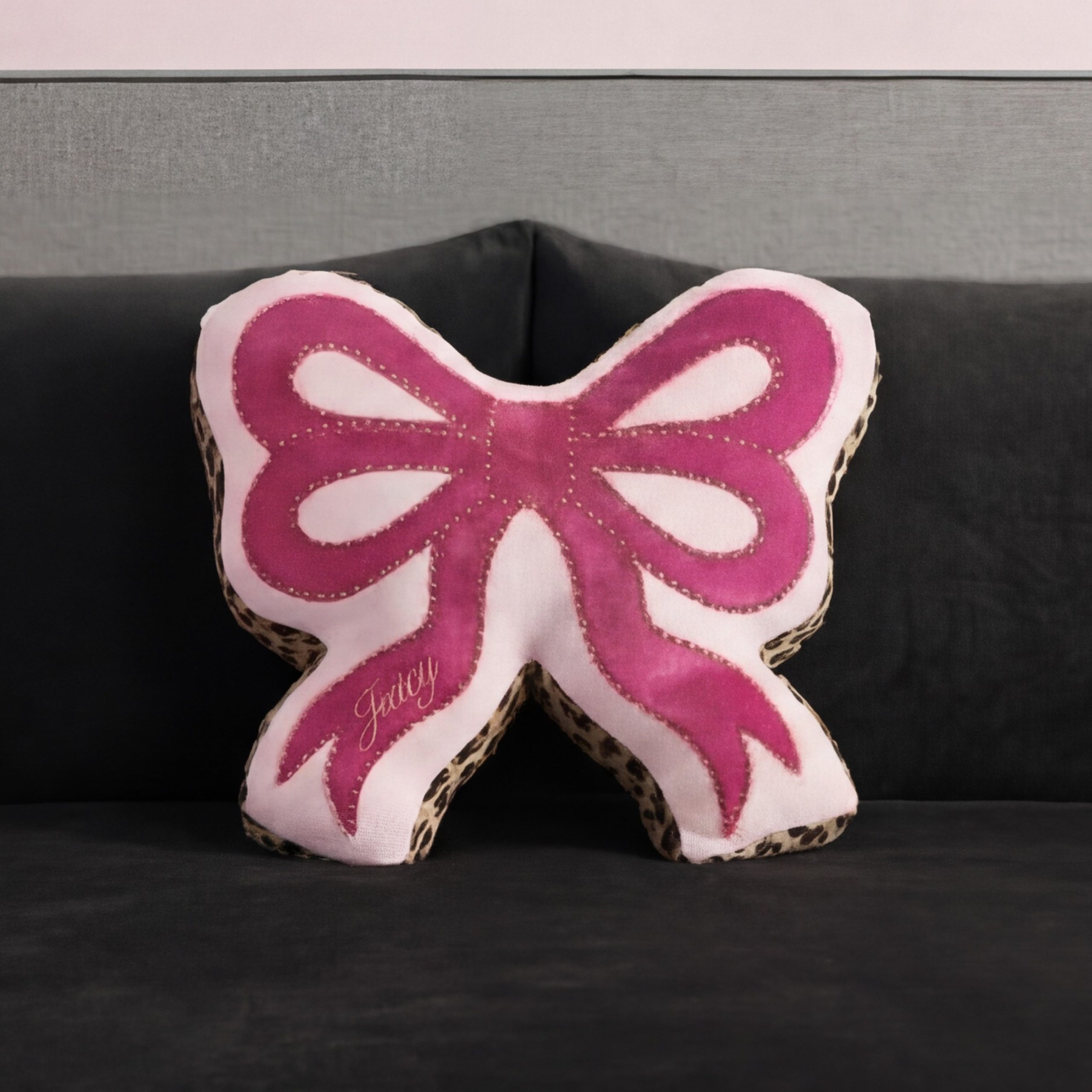Reversible Bow Decorative Pillow