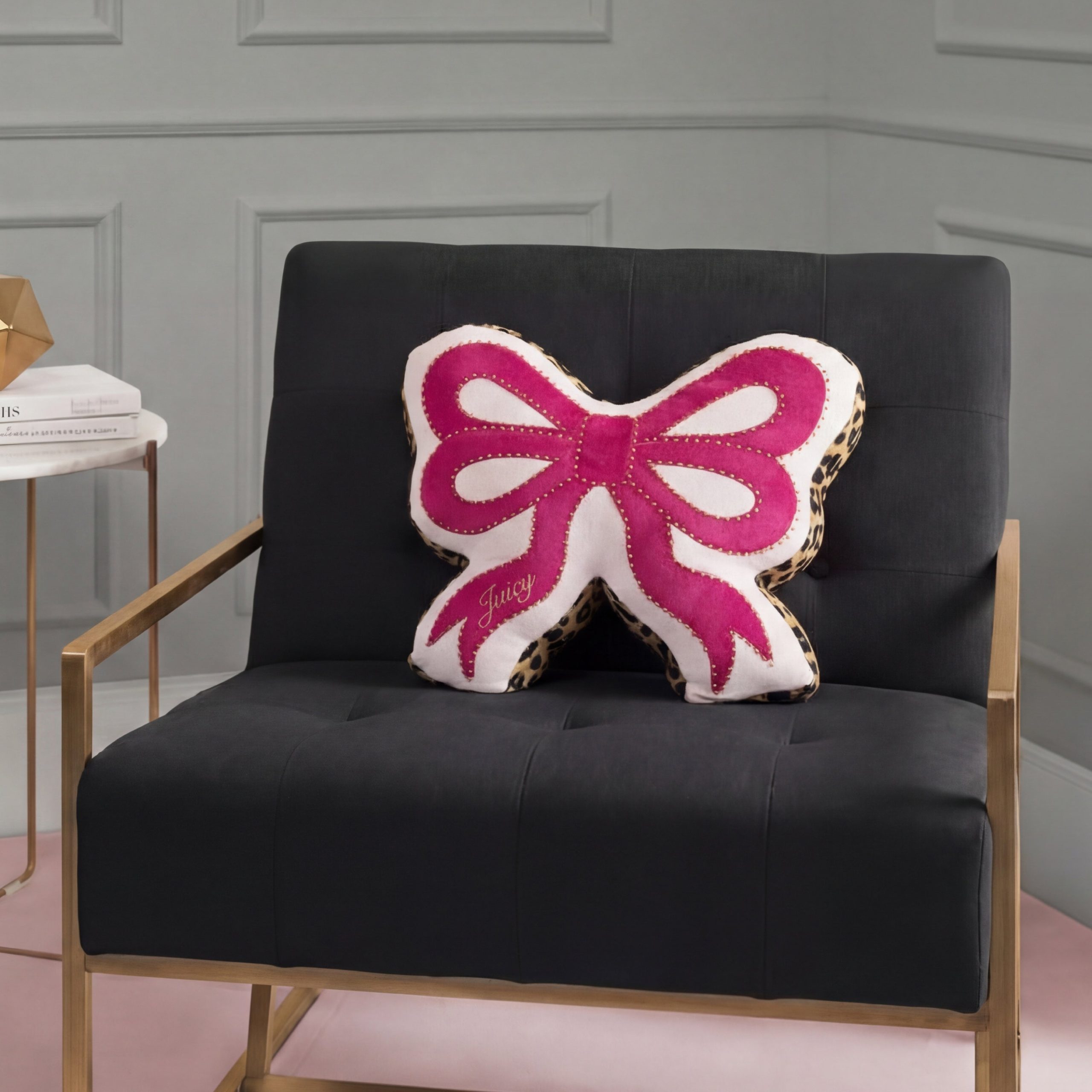 Reversible Bow Decorative Pillow - Image 5