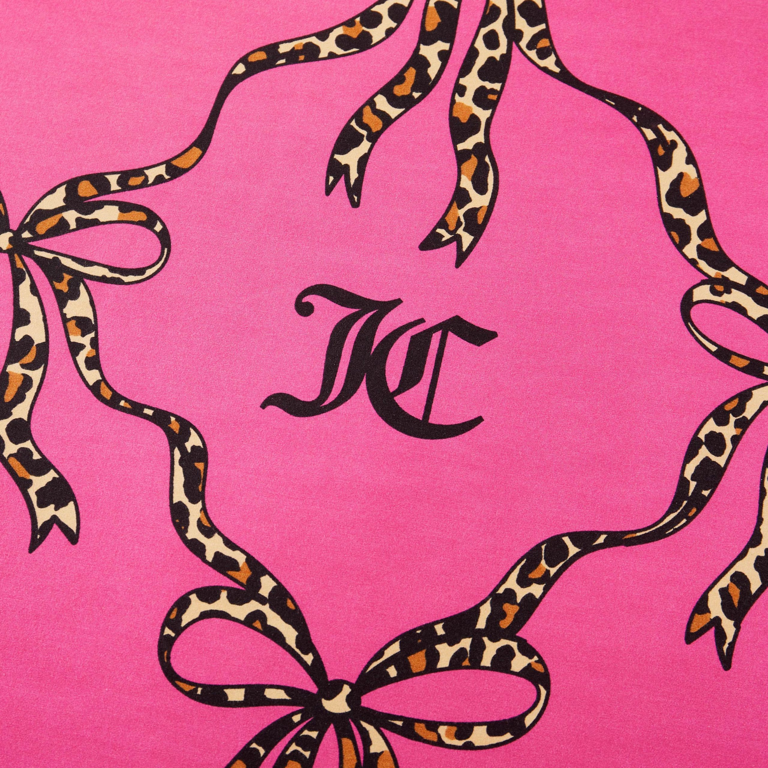 Cheetah Bow Trellis Reversible Comforter Set - Image 8