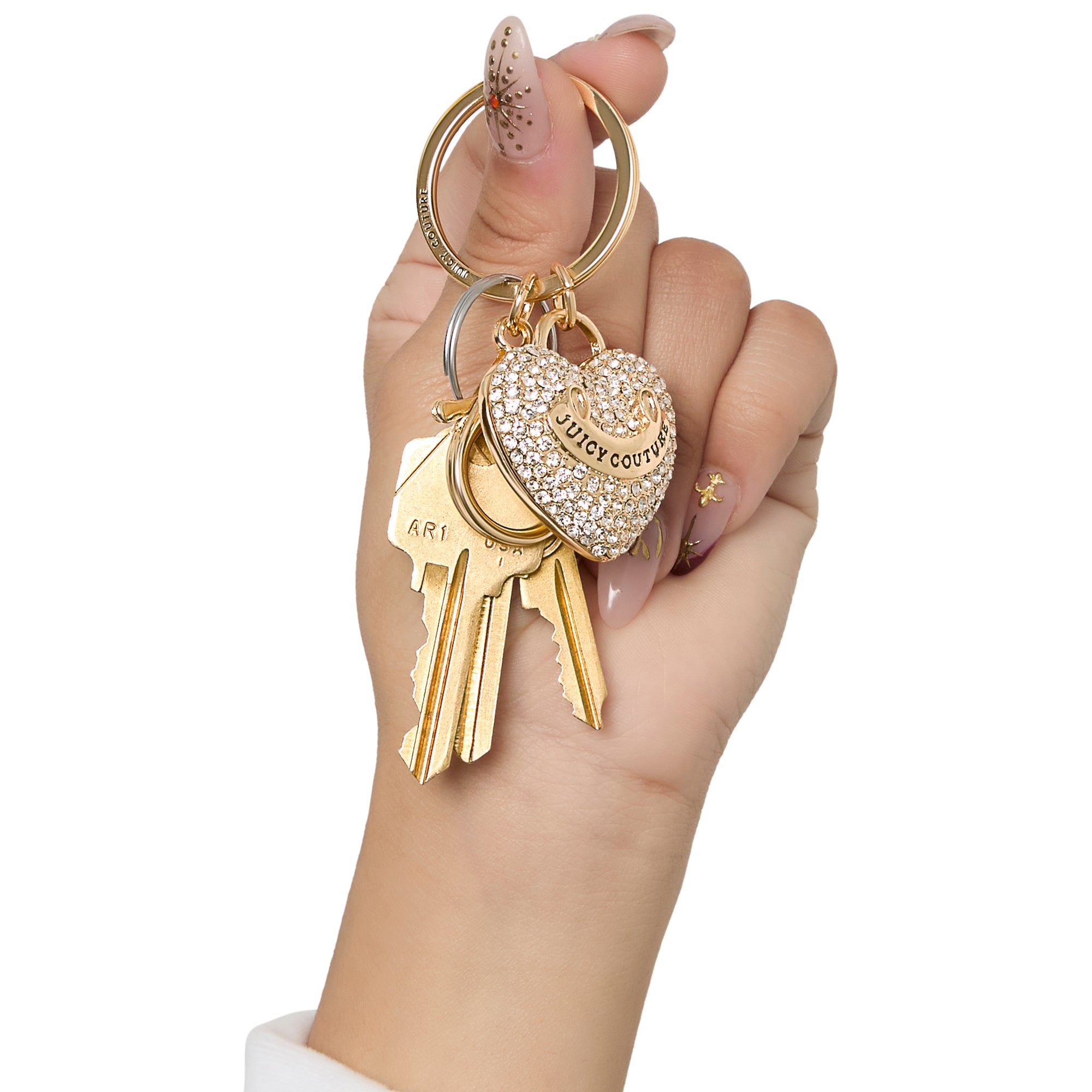 Heart Keychain Bag Charm - Image 3
