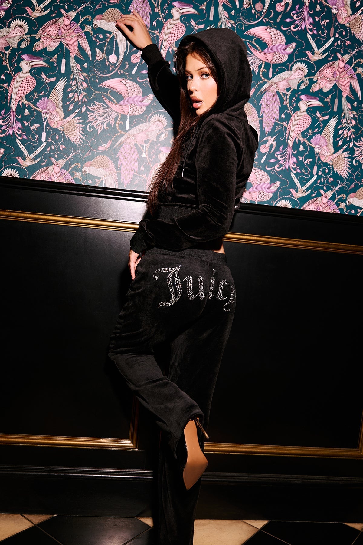 OG Big Bling Velour Track Pants