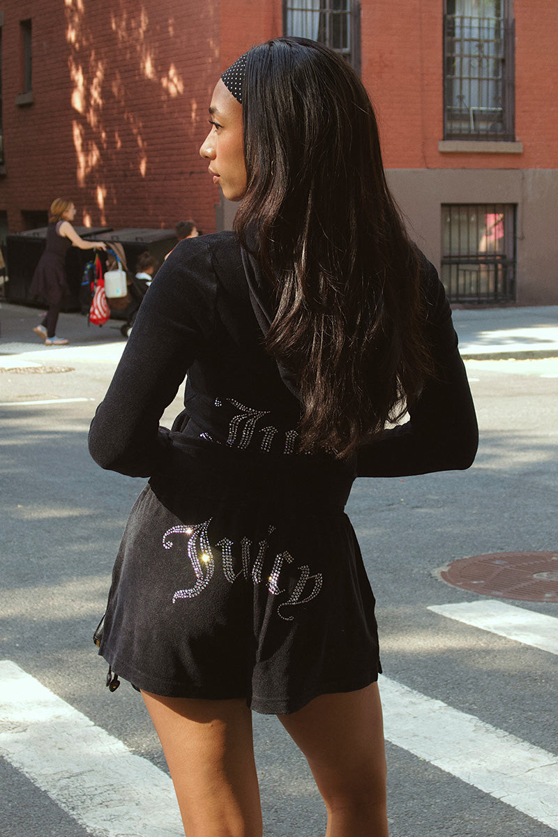 Big Bling Washed Terry Shorts - Image 2