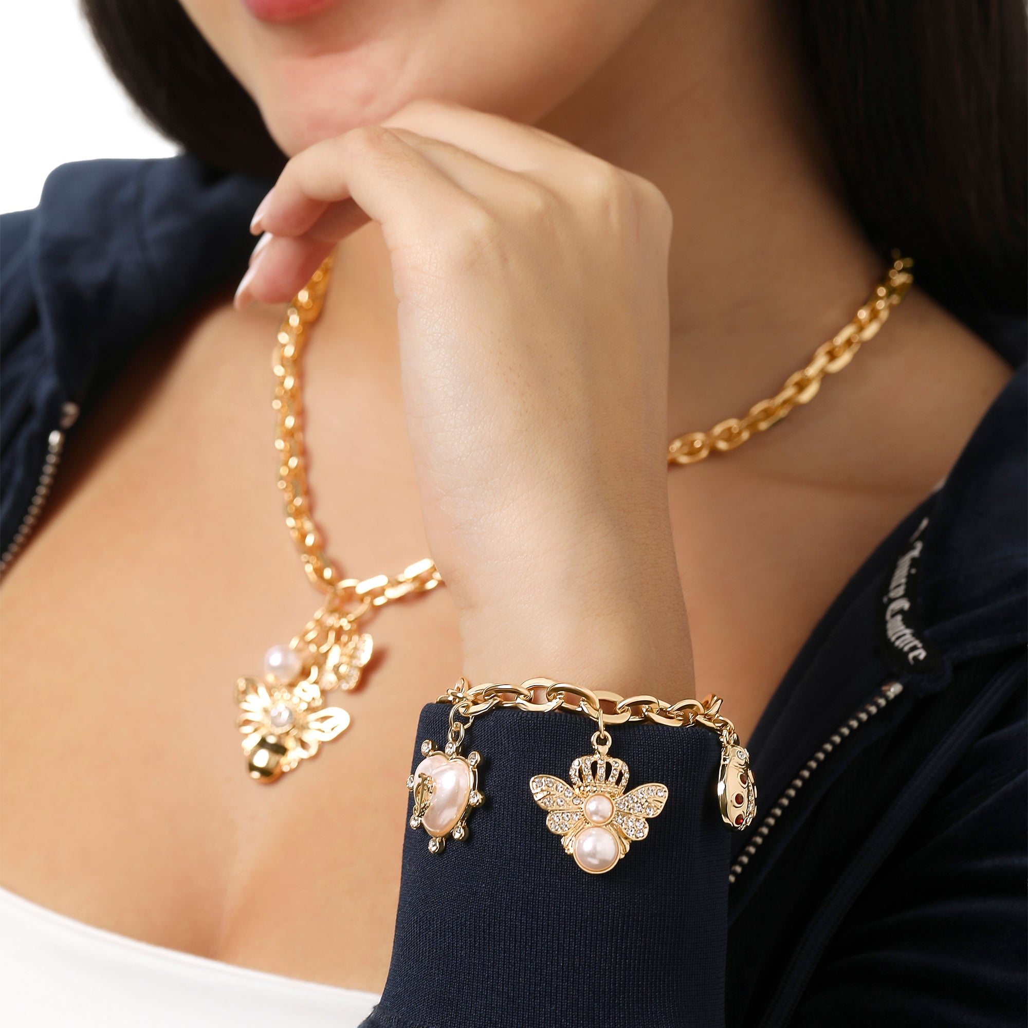Pearl & Icon Charm Bracelet - Image 2