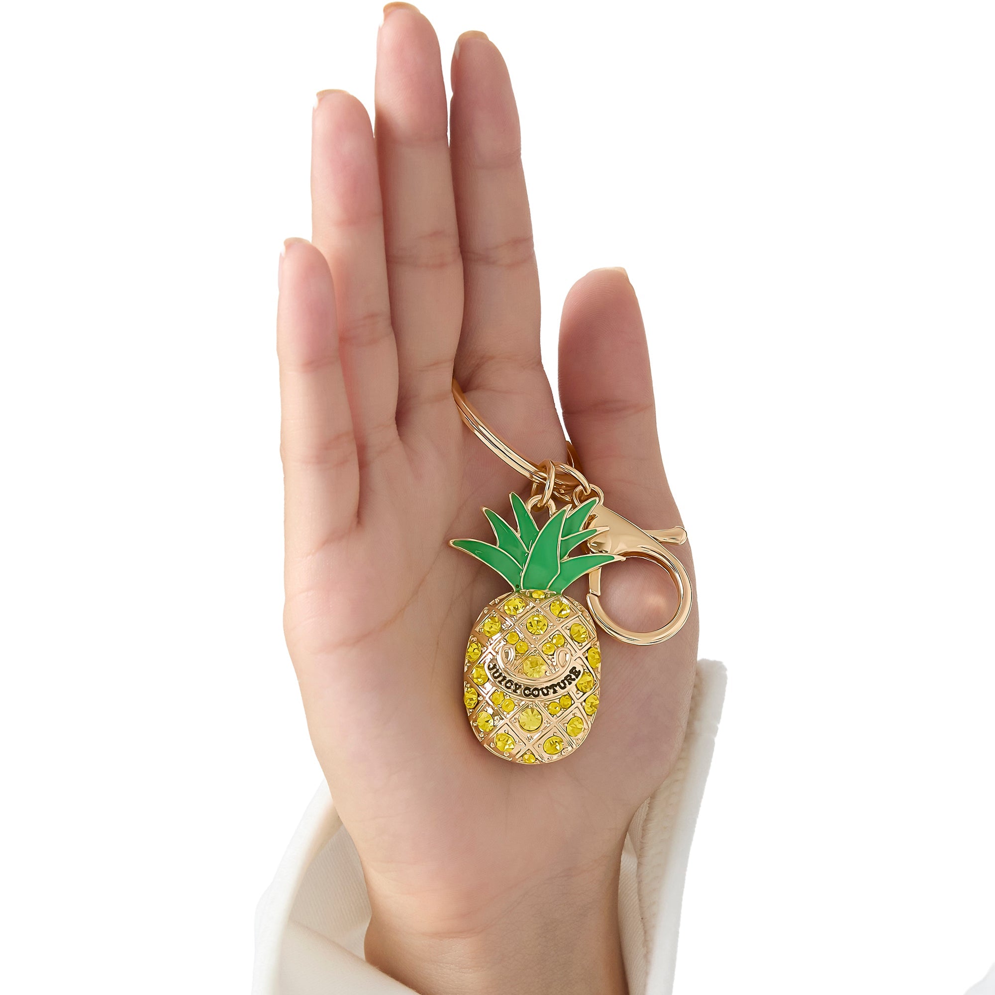 Crystal Pineapple Keychain Bag Charm - Image 3