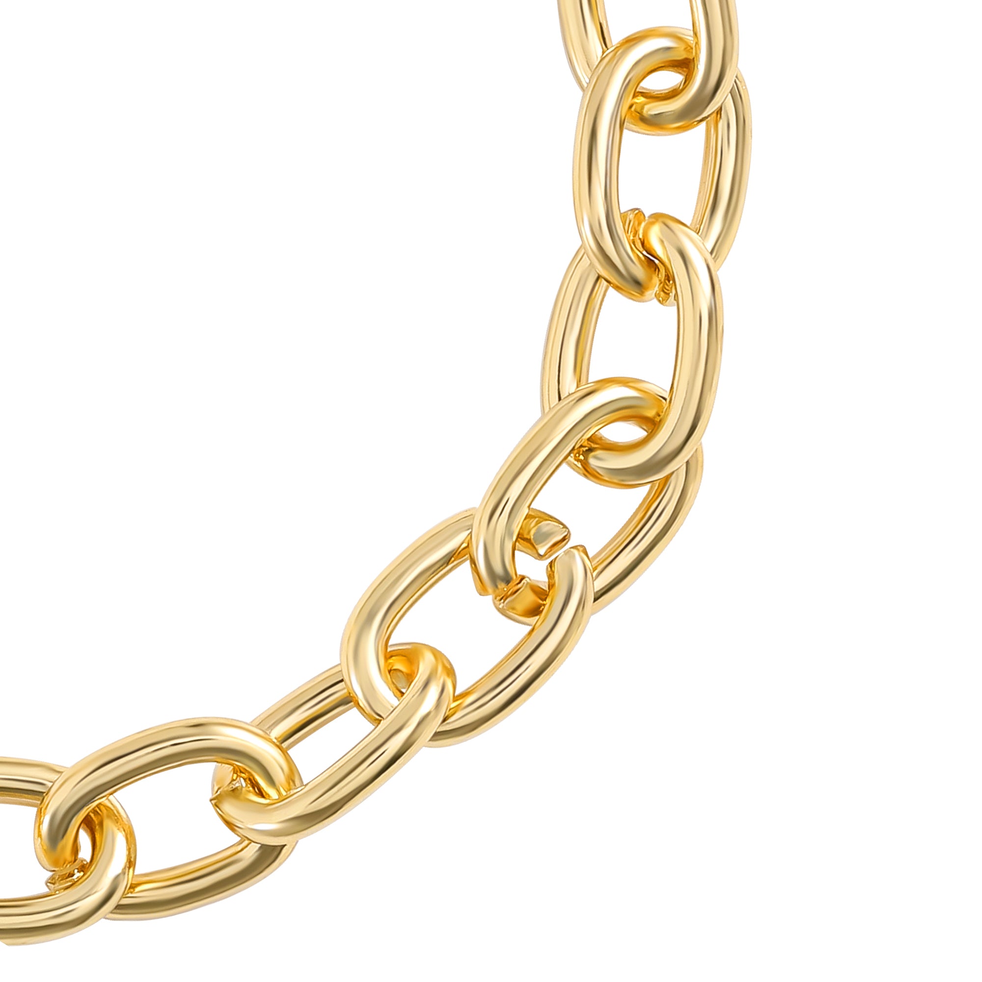 Pavé Initial Charm Bracelet. Letter C - Image 4